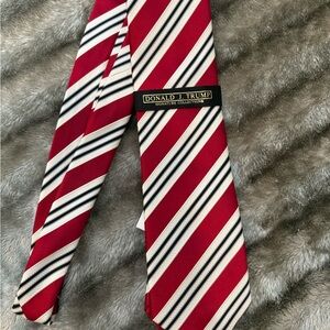 Signature Donald Trump Collection Red White and Blue Striped Tie